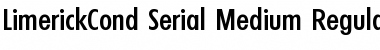 LimerickCond-Serial-Medium Regular Font