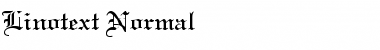 Download Linotext-Normal Font