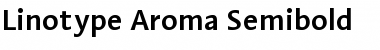 LinotypeAroma Light Semibold Font
