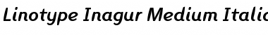 LTInagur MediumItalic Regular Font
