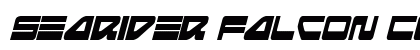 Searider Falcon Condensed Italic Condensed Italic Font Searider Falcon Condensed Italic Condensed Italic Font Preview