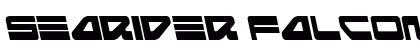 Searider Falcon Leftalic Regular Font Searider Falcon Leftalic Regular Font Preview