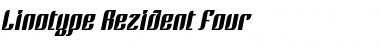 Download LTRezident Four Font