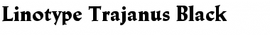 LinotypeTrajanus Black Font