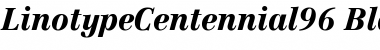 LinotypeCentennial96-Black Font