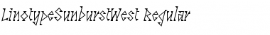 LTSunburstWest Regular Font