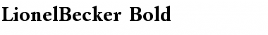Download LionelBecker Font