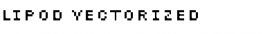LipoD Vectorized Font