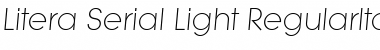 Download Litera-Serial-Light Font