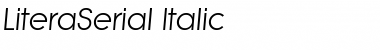 LiteraSerial Italic