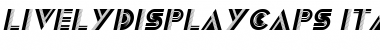 Download LivelyDisplayCaps Font