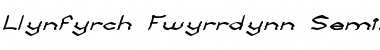 Download Llynfyrch Fwyrrdynn SemiBold Font