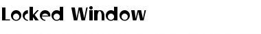 Download Locked Window Font