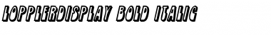 LopplerDisplay Bold Italic