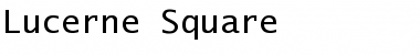 Download Lucerne Square Font