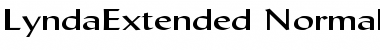 LyndaExtended Normal Font