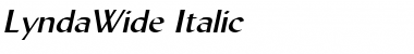 LyndaWide Italic