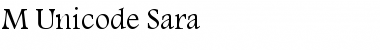 M Unicode Sara Regular Font