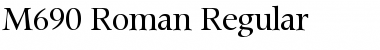 Download M690-Roman Font