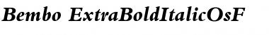 Bembo ExtraBoldItalicOsF Font