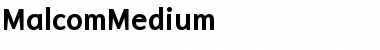 Malcom Medium Font