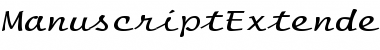 ManuscriptExtended Normal Font