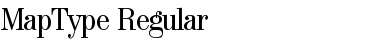 MapType Regular Font