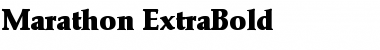 Download Marathon-ExtraBold Font