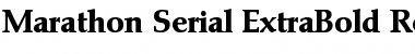Download Marathon-Serial-ExtraBold Font