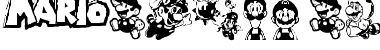 Mario and Luigi Regular Font
