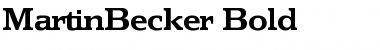 Download MartinBecker Font