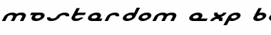 Download Masterdom Exp Bold Italic Font