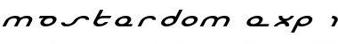 Download Masterdom Exp Italic Font