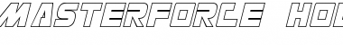 Download Masterforce Hollow Font