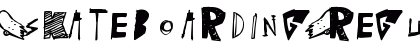 (skateboarding) Regular Font (skateboarding) Regular Font Preview