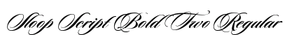 Sloop Script Bold Two Regular Font Sloop Script Bold Two Regular Font Preview