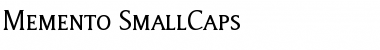 Memento SmallCaps Regular Font