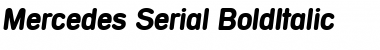Download Mercedes-Serial Font