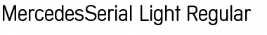 Download MercedesSerial-Light Font