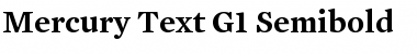Download Mercury Text G1 Font