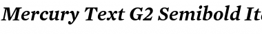 Mercury Text G2 Font