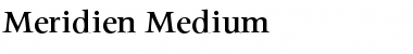 Download Meridien-Medium Font