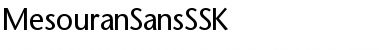 MesouranSansSSK Regular Font