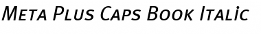 Download Meta Plus Caps Book Font