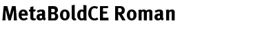 MetaBoldCE Roman Font