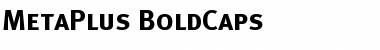 MetaPlus Bold Font