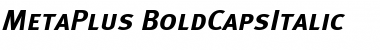 MetaPlus Bold Italic Font