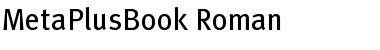 MetaPlusBook-Roman Regular Font