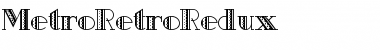 MetroRetroRedux Medium Font