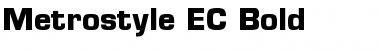 Metrostyle EC Bold Font